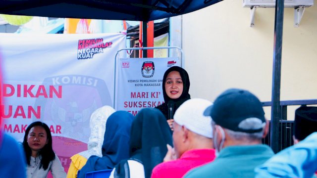 KPU Makassar Beri Pendidikan Pemilih Perempuan di Tamamaung