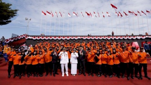 Sukseskan HUT ke-77, BPBD Makassar Kerahkan Seluruh Personel Termasuk TRC