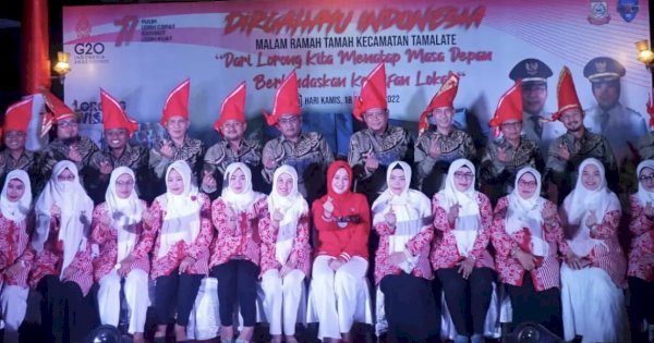 Hadiri Malam Ramah Tamah HUT RI ke-77, Wakil Wali Kota Apresiasi Kecamatan Tamalate Tata Lorong Wisata