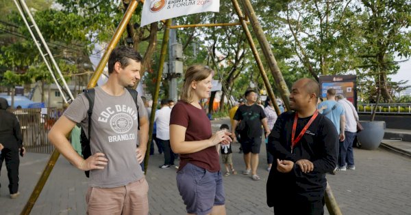 Event Makassar F8 Ramai Dikunjungi Wisatawan Asing