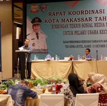 Rakor TPAKD, Sekda Makassar M Ansar Dorong Pelaku UMKM Pasarkan Produk Lewat Media Sosial