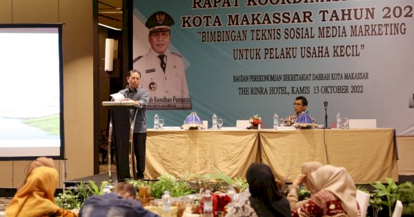 Rakor TPAKD, Sekda Makassar M Ansar Dorong Pelaku UMKM Pasarkan Produk Lewat Media Sosial