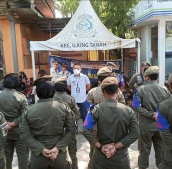 Sekcam Ujung Tanah Gelar Apel Tim Raika