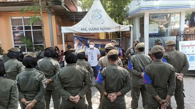 Sekcam Ujung Tanah Gelar Apel Tim Raika