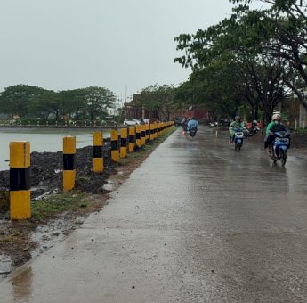 Curah Hujan Tinggi, Waduk Tunggu Pampang Masih Normal