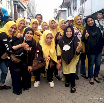 Masyarakat Antusias Ikut Jalan Sehat Partai Golkar, Pendaftar Membludak