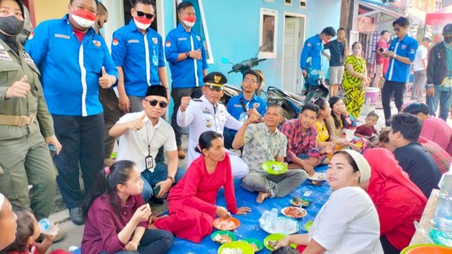 Camat Ujung Tanah Pantau Lomba Bakar Ikan Diwilayahnya