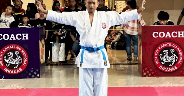 Diikuti Ratusan Peserta, Andi Pattiware Buka Kejuaraan Karate Tingkat SD-SMP