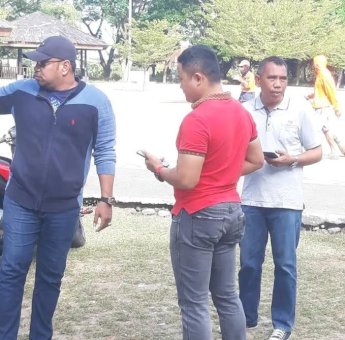 Jelang Festival MOI, Camat Tamalate Pantau Bersih-bersih di Taman Maccini Sombala