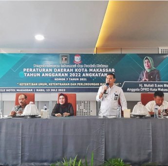 Camat Mamajang Jadi Narasumber Penyebarluasan Perda DPRD Kota Makassar, Bahas Soal Ketertiban Umum
