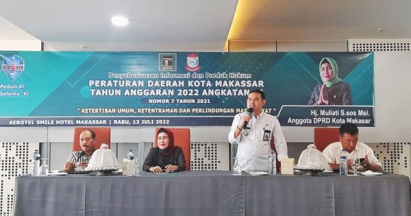Camat Mamajang Jadi Narasumber Penyebarluasan Perda DPRD Kota Makassar, Bahas Soal Ketertiban Umum