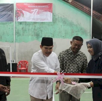 Ari Fadli Resmikan Lapangan Bulutangkis hingga Buka Porseni Antar Warga Asrama di Kakatua