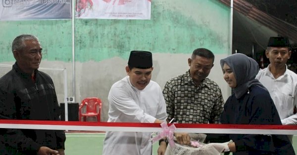 Ari Fadli Resmikan Lapangan Bulutangkis hingga Buka Porseni Antar Warga Asrama di Kakatua