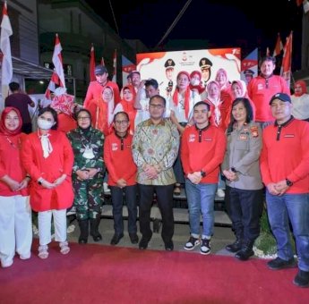 Ari Fadli Dampingi Walikota Makassar Hadiri Pesta Rakyat di Kecamatan Mamajang