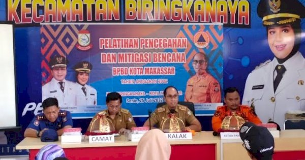 BPBD Makassar Gelar Pelatihan Pencegahan dan Mitigasi Bencana, Sasar Warga Longwis Empat Kecamatan
