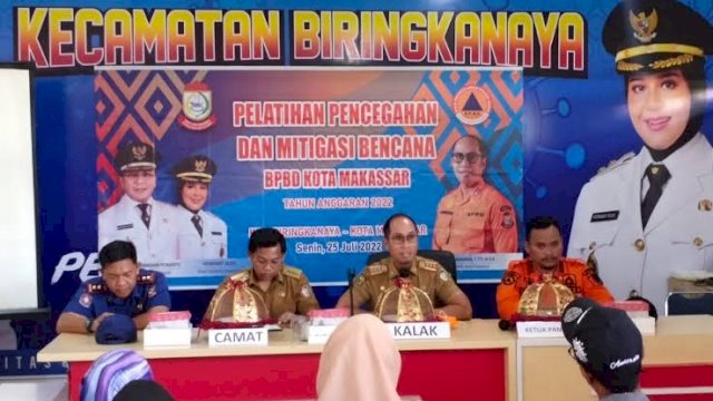 BPBD Makassar Gelar Pelatihan Pencegahan dan Mitigasi Bencana, Sasar Warga Longwis Empat Kecamatan