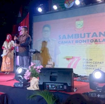 Camat Bontoala Hadiri Pesta Rakyat Kelurahan Gaddong