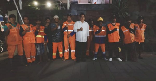 Persiapan F8 Makassar, Camat Bontoala Kerahkan Satgas Kebersihan