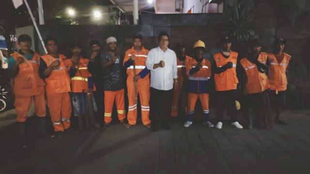 Persiapan F8 Makassar, Camat Bontoala Kerahkan Satgas Kebersihan