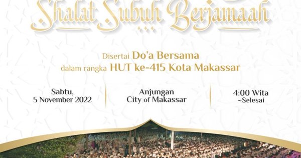 Jelang HUT Kota, Besok Danny Ajak Warga Muslim Shalat Subuh Berjamaah