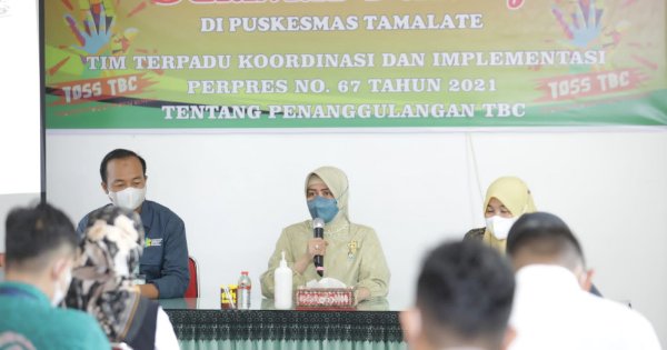 Tim Kemenkes Monitoring Penanganan Eliminasi TB di PKM Tamalate