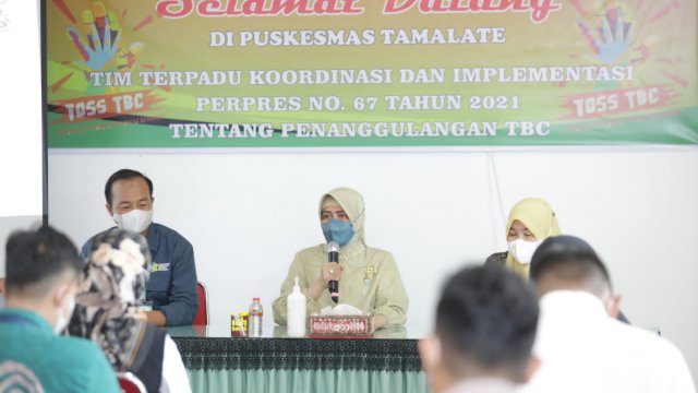 Tim Kemenkes Monitoring Penanganan Eliminasi TB di PKM Tamalate
