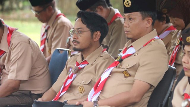 Camat Tallo Dampingi Ketua Kwarcab Makassar ke Lakkang
