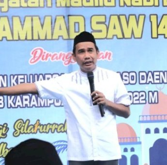 Maulid di Salodong, Rudianto Lallo Ajak KB Karampuang Teladani Nabi