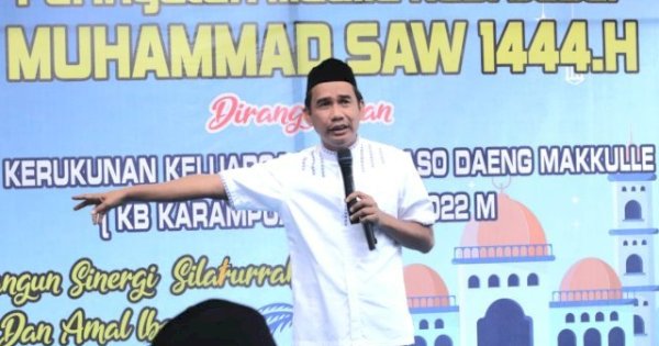 Maulid di Salodong, Rudianto Lallo Ajak KB Karampuang Teladani Nabi