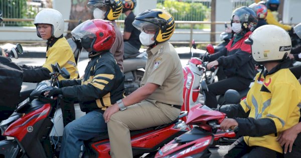 Konsistensi Wali Kota Makassar Danny Pomanto Sukseskan Ojol Day
