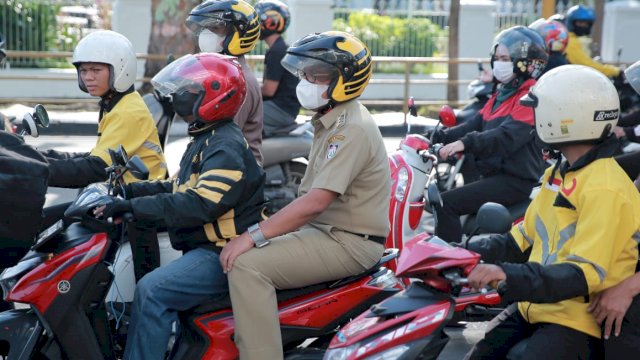 Konsistensi Wali Kota Makassar Danny Pomanto Sukseskan Ojol Day