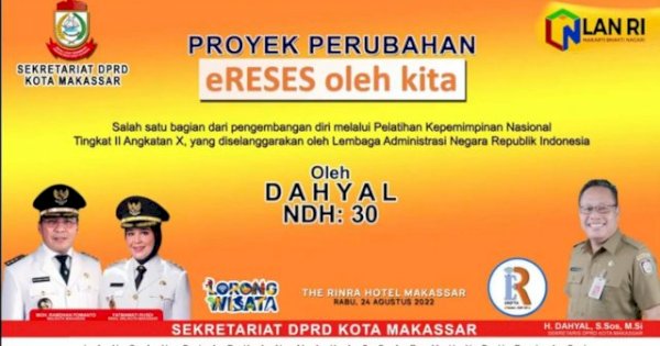 DPRD Makassar Resmi Perkenalkan Aplikasi e-Ro’Ta