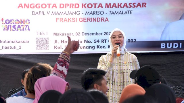 Budi Hastuti Minta Pemerintah Perhatikan Drainase Warga Mariso