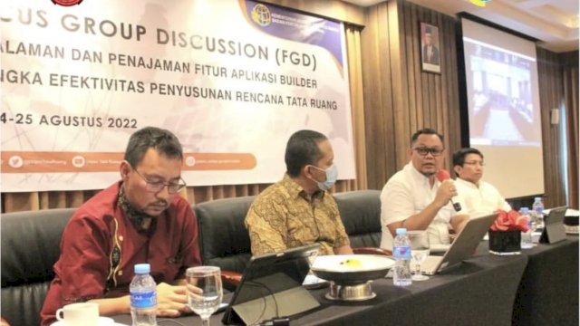 FGD Kementrian ATR/BPN, Fahyuddin Jadi Narasumber Bahas RTR Builder