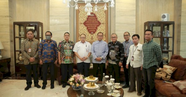 Andi Bukti Djufrie Dampingi Walikota Makassar Terima Kunjungan Direktur BRIN