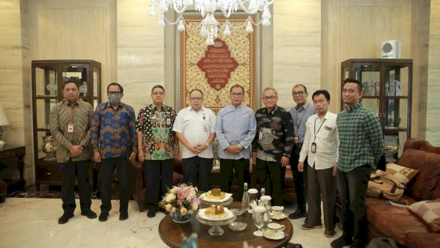 Andi Bukti Djufrie Dampingi Walikota Makassar Terima Kunjungan Direktur BRIN