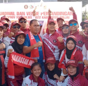 Danny Pomanto Beri Semangat Atlet Porprov, Ketum FPTI Makassar Optimistis Rebut Juara Umum Panjat Tebing