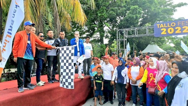 Lepas Jalan Sehat Tallo Fest, Ketua DPRD Makassar: Semoga Jadi Contoh Kecamatan Lain
