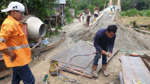 Pembangunan Jembatan Pituriase Sidrap Ditarget Rampung Januari 2023