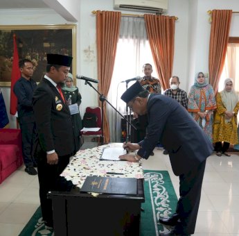 Asisten I Andi Aslam Patonangi Resmi Jabat Pj Sekprov Sulsel