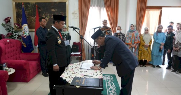 Asisten I Andi Aslam Patonangi Resmi Jabat Pj Sekprov Sulsel