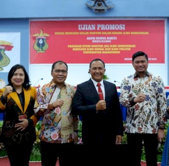 Danny Pomanto Hadiri Ujian Promosi Doktor Letjen TNI (Purn) Agus Surya Bakti