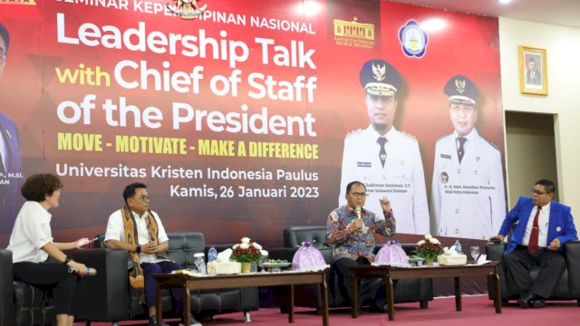 Danny Pomanto Jadi Pembicara Bersama KSP Moeldoko, Sebut Pemimpin Harus Berani dan Mendengar