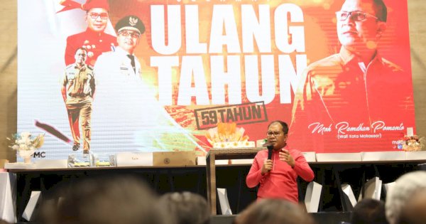 Danny Pomanto Rayakan Ulang Tahun ke-59 Bersama Komunitas dan Pejabat Pemkot Makassar