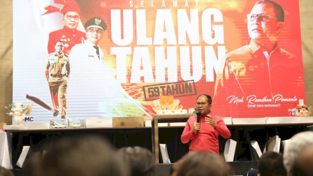 Danny Pomanto Rayakan Ulang Tahun ke-59 Bersama Komunitas dan Pejabat Pemkot Makassar