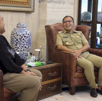 Densus 88 Sulsel Temui Danny Pomanto, Bahas Keamanan Kota Makassar