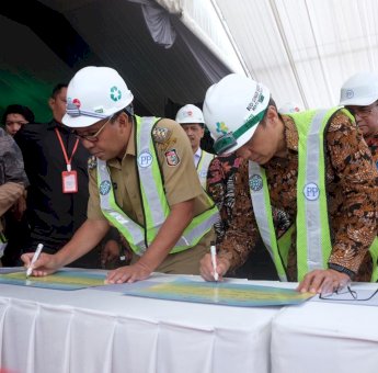 Danny Pomanto-Menkes RI Ground Breaking RS UPT Vertikal Makassar
