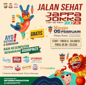 Jalan Santai Cap Go Meh 2023 Sasar 1.500 Peserta