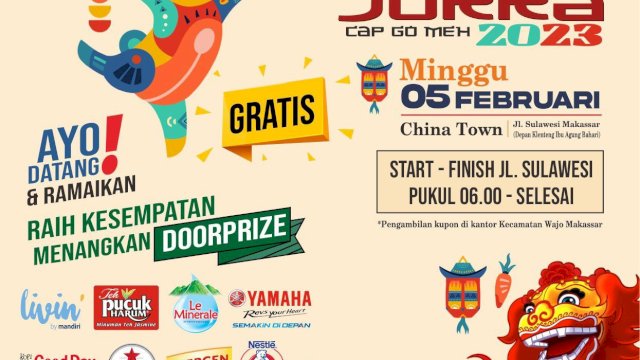 Jalan Santai Cap Go Meh 2023 Sasar 1.500 Peserta