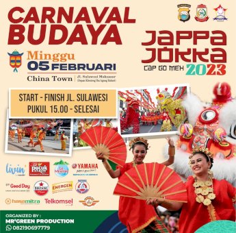 2 Ribu Pelajar SD Ramaikan Karnaval Budaya Cap Go Meh 2023